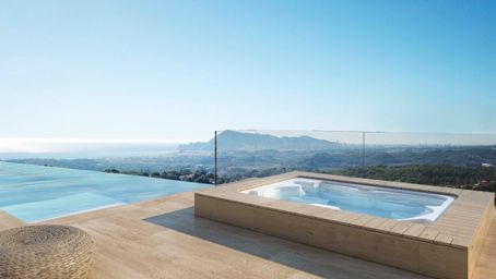 New construction project with panoramic sea views in Altea