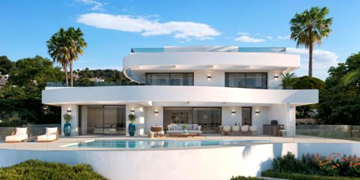 Luxusvilla mit Panoramablick auf das Meer und den Peñón de Ifach in Calpe