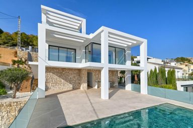 Spectaculaire nieuwbouwwoning met panoramisch uitzicht in Calpe