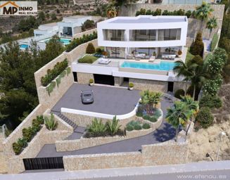 Espectacular villa de obra nueva con vistas panorámicas