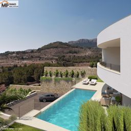 Espectacular villa de obra nueva con vistas panorámicas