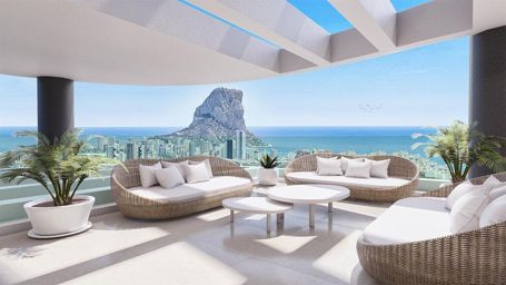 Apartamento vanguardista de obra nueva en Calpe