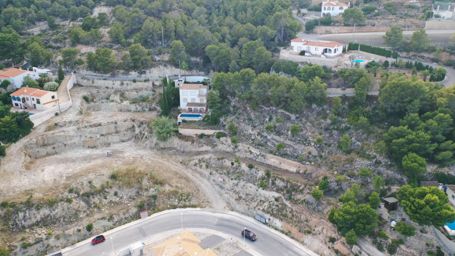 Parcela amplia en Cucarres con vistas al mar, Calpe