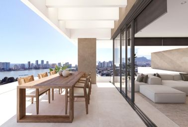 Precioso apartamento en complejo residencial de lujo con vistas al mar