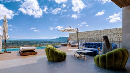 Elegantes villas de lujo con vistas al mar en la Nucia