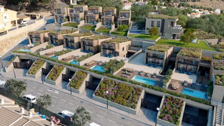 Elegantes villas de lujo con vistas al mar en la Nucia