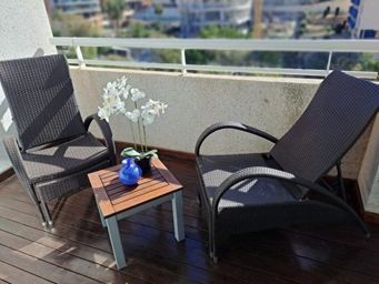 Ático luminoso con vistas al mar en La Canuta, Calpe
