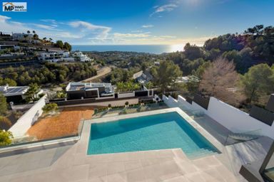 Villa de lujo con vistas panorámicas al mar en Raco de Galeno
