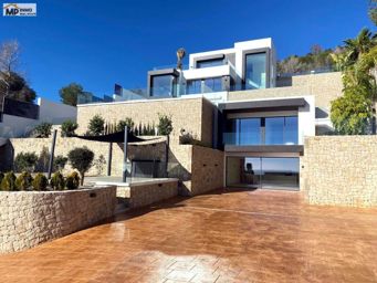 Villa de lujo con vistas panorámicas al mar en Raco de Galeno