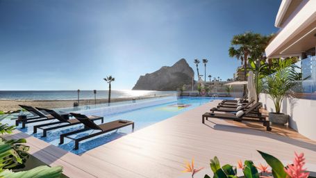 Neubauwohnung direkt am Strand in Calpe
