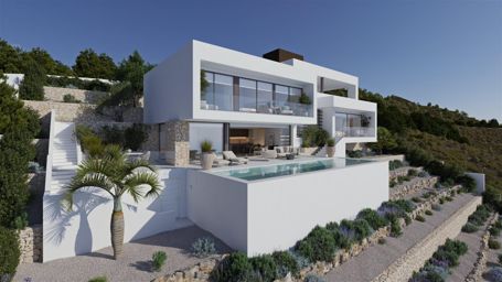 Villa de lujo con impresionantes vistas al mar, Altea