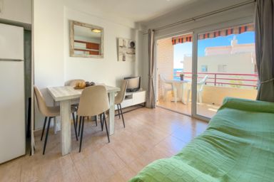Apartamento con vistas al mar en segunda línea de playa, Calpe